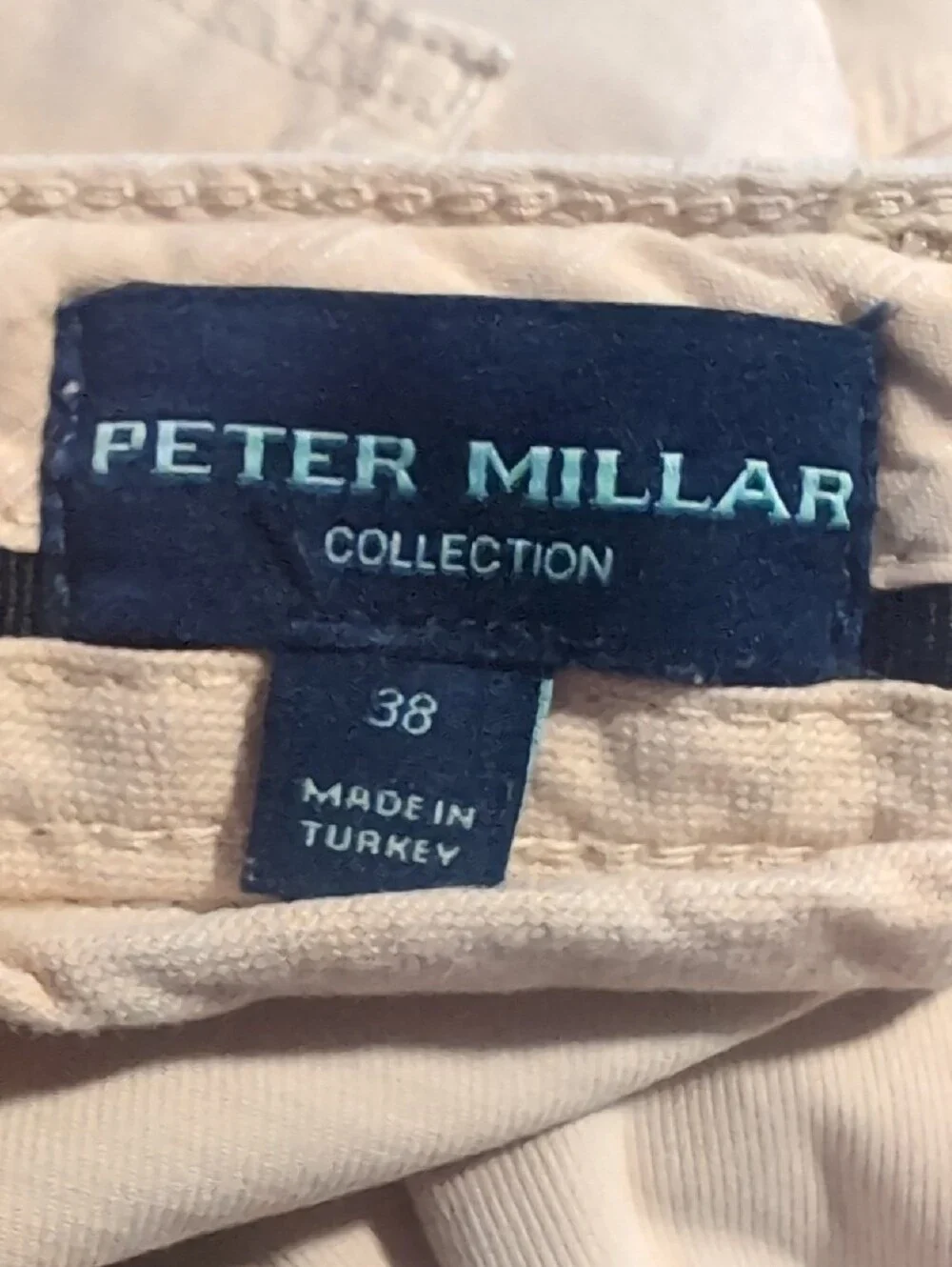 Peter Millar Wayfare Five-Pocket Pant Warm Sand Size 38 x 27